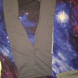 Gray sports wear leggings